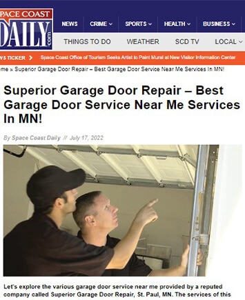 Superior Garage Door Repair – Best Garage Door Service Near Me Services In MN!