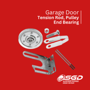 Garage Door Tension Rod Pulley and End Bearing